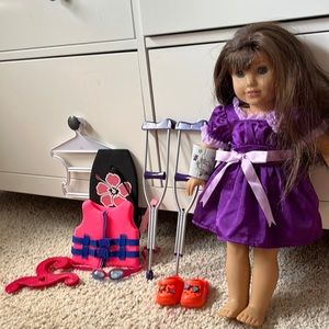 American girl doll and accessories